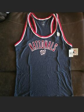 MLB Campus Lifestyle Washington Nationals Womens Tank Top Size XL